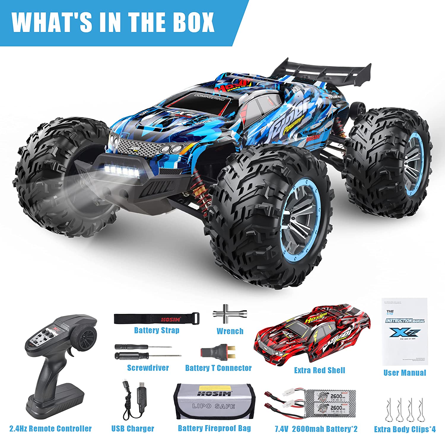 4wd All Terrains Waterproof Rc Car